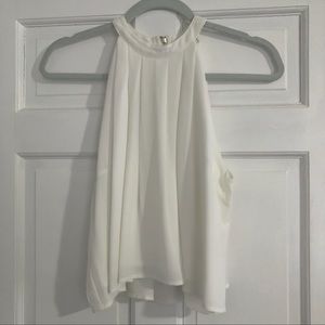 Sage the Label NWOT White Halter Top